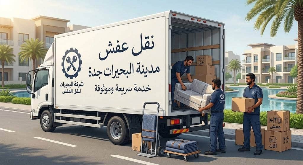 نقل عفش مدينة البحيرات جدة